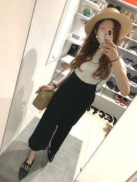 「MERCURYDUO（マーキュリーデュオ）のアイテム（その他雑貨）」を使った、minoriさん（レディース・162cm）の春コーディネート
