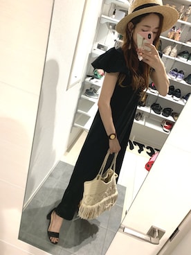 「MERCURYDUO（マーキュリーデュオ）のアイテム（その他雑貨）」を使った、minoriさん（レディース・164cm）の春コーディネート