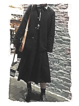 ショルダーバッグを使った 黒服 のレディース人気ファッションコーディネート Wear