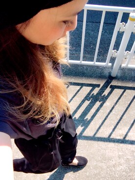 「アパレルスタッフ」｜「アイテム（ハンチング/ベレー帽）」を使った、rieさん（レディース・163cm）の夏コーディネート