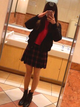 annaさん（レディース・157cm）の冬コーディネート