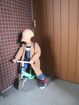 RI⌒✶⋆⠒̫⃝さん(キッズ・100cm)の春コーディネート