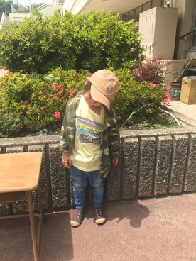 RI⌒✶⋆⠒̫⃝さん（キッズ・100cm）の春コーディネート