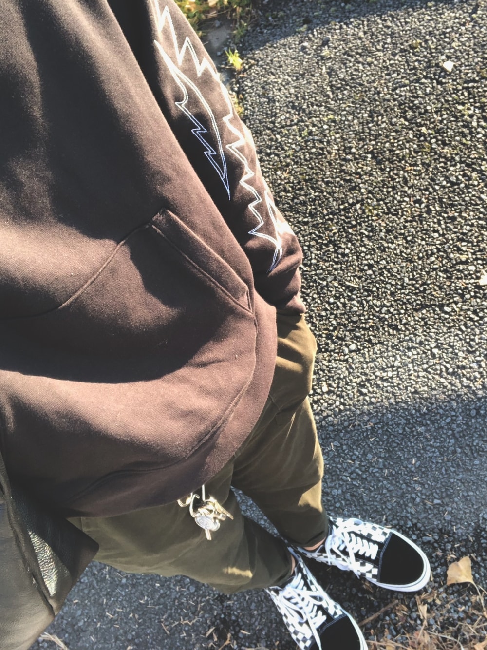 「Levi'sのアイテム（パーカー、ブラック系）」を使った、じゅじゅさん（メンズ・174cm）の冬コーディネートの1枚目の写真