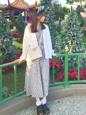 花さん（レディース・166cm）の冬コーディネート