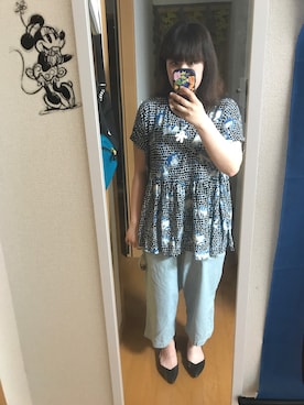 「ネコ」｜「アイテム（パンプス）」を使った、まみさんさん（レディース・162cm）の夏コーディネート
