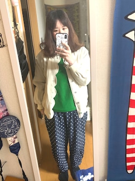 「chambre de charme（シャンブルドゥシャーム）のアイテム（パンツ）」を使った、まみさんさん（レディース・164cm）の春コーディネート