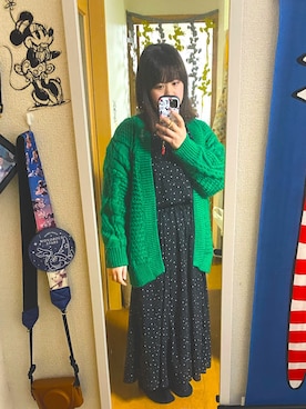 「haco!（ハコ）のアイテム（セットアップ）」を使った、まみさんさん（レディース・164cm）の冬コーディネート