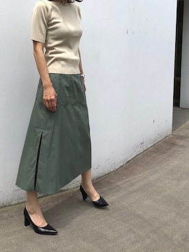 「AKIRANAKA（アキラナカ）のアイテム」を使った、Maoさん（レディース・170cm）の夏コーディネート