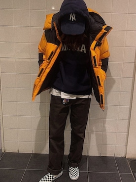 Marina Abeさん（レディース・163cm）の冬コーディネート