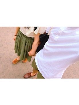 「HILFIGER DENIM（ヒルフィガーデニム）のアイテム（Tシャツ/カットソー）」を使った、ゆたさん（メンズ・175cm）の夏コーディネート