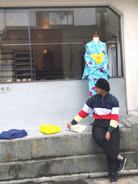 「TOMMY（トミー）のアイテム（ポロシャツ、その他）」を使った、まさてぃんさん（メンズ・175cm）の秋コーディネート