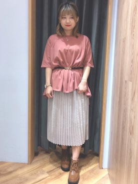 Annieさん（レディース・155cm）の春コーディネート