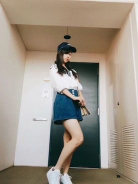 「H&M DIVIDED（エイチアンドエム　ディヴァイデッド）のアイテム（バッグ）」を使った、strawberryさん（レディース・160cm）の秋コーディネート