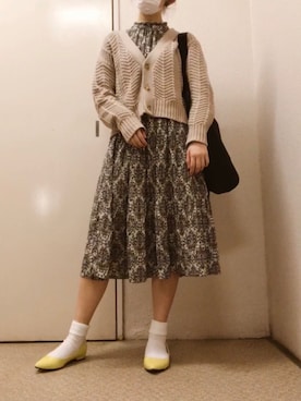 「COCO DEAL（ココディール）のアイテム（バッグ）」を使った、strawberryさん（レディース・160cm）の春コーディネート