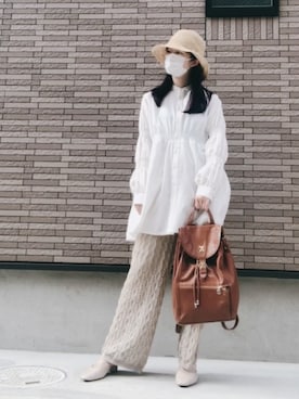 「H&M DIVIDED（エイチアンドエム　ディヴァイデッド）のアイテム（シューズ）」を使った、strawberryさん（レディース・160cm）の春コーディネート