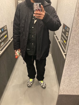 「SOPHNET.（ソフネット）のアイテム（ダウンジャケット/コート）」を使った、kanash0さん（メンズ・175cm）の冬コーディネート