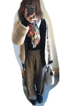 nicochan☺︎さん（レディース・158cm）の冬コーディネート