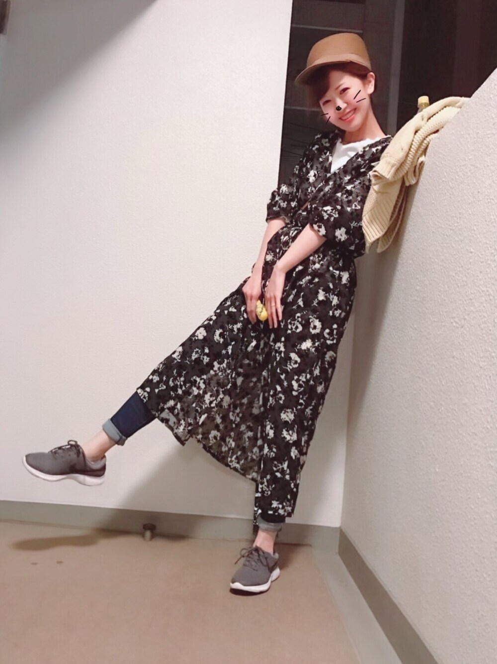 niko and（ニコアンド）の「フラワーフロッキーワンピース