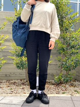 「Reebok（リーボック）の＜REEBOK＞CLUB C 85スニーカー（スニーカー、ブラック系）」を使った、Yuさんの春コーディネート