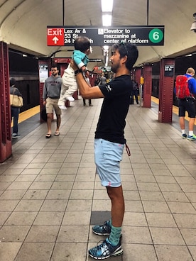 「Raphaのアイテム（パンツ）」を使った、st23さん（メンズ・185cm）の冬コーディネート