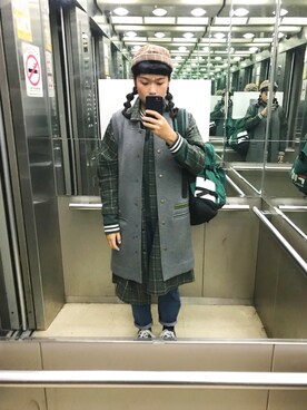 「Gozo（ゴソ）のアイテム（トップス）」を使った、BaoBaoさん（レディース・158cm）の秋コーディネート