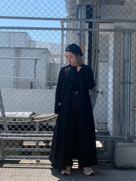 「モードストリート」｜「アイテム（シャツワンピース）」を使った、SAKI 🍣さん（レディース・151cm）の春コーディネート