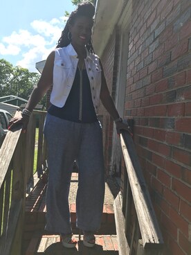 「Jessica Simpson（ジェシカシンプソン）のアイテム」を使った、KenKen さん（レディース・168cm）の夏コーディネート