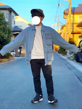 「VIS（ビス）のアイテム」を使った、まろさん（メンズ・157cm）の冬コーディネート