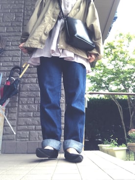 「archives（アルシーヴ）のアイテム（マウンテンパーカー）」を使った、saoriさん（レディース・159cm）の夏コーディネート