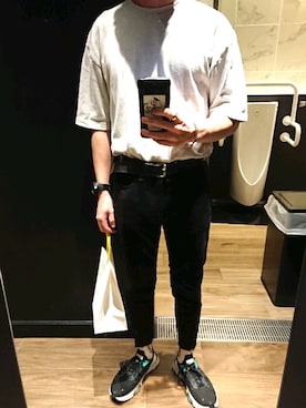 「FLAGSTUFF（フラグスタフ）のアイテム（レッグウェア）」を使った、tarkarnorさん（メンズ・171cm）の夏コーディネート