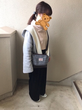 「CONVERSE（コンバース）のconverse（コンバース） ALL STAR OX（オールスターOX）（スニーカー）」を使った、mIhOさん（レディース・150cm）の冬コーディネート