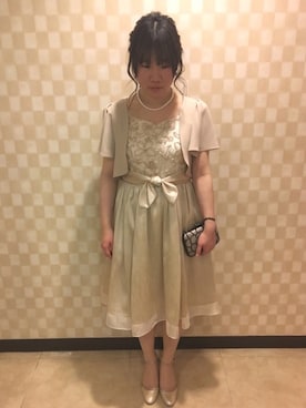「お呼ばれ」｜「アイテム（その他）」を使った、mIhOさん（レディース・150cm）の春コーディネート