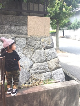 「ミッキー」｜neoさん（キッズ・80cm）の夏コーディネート