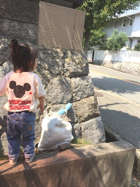 「ミッキー」｜neoさん（キッズ・80cm）の夏コーディネート