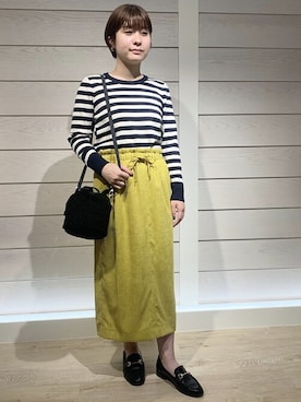 「fredy repit（フレディレピ）のアイテム（バッグ）」を使った、FREDY&GLOSTER stylingさん（レディース・159cm）の秋コーディネート