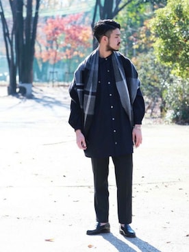 「J.M. WESTON（ジェイエムウエストン）のアイテム」を使った、TERAさん（メンズ・183cm）の冬コーディネート