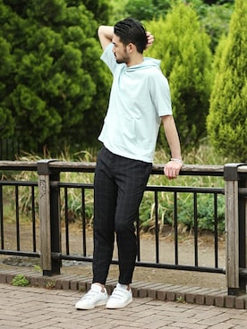 「stansmith」｜TERAさん（メンズ・183cm）の春コーディネート