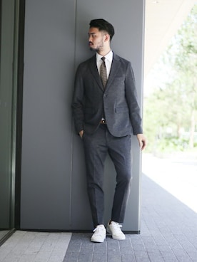 「MAISON BOINET（メゾンボワネ）のアイテム」を使った、TERAさん（メンズ・183cm）の夏コーディネート