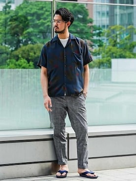 TERAさん（メンズ・183cm）の夏コーディネート