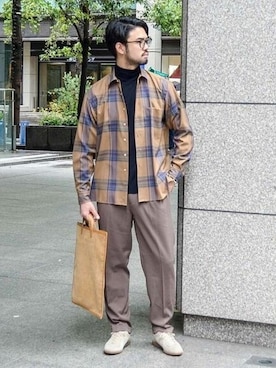 TERAさん（メンズ・183cm）の秋コーディネート