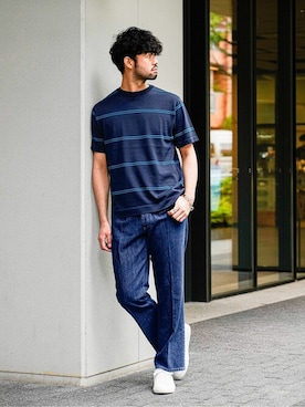 「COMMON PROJECTS（コモンプロジェクト）のアイテム」を使った、TERAさん（メンズ・183cm）の夏コーディネート
