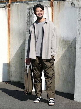 「alvana（アルヴァナ）のアイテム」を使った、TERAさん（メンズ・183cm）の秋コーディネート