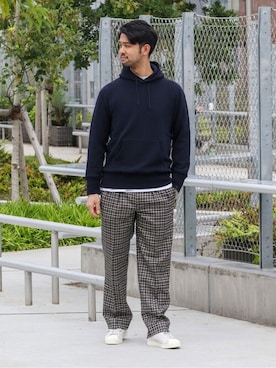 「alvana（アルヴァナ）のアイテム」を使った、TERAさん（メンズ・183cm）の秋コーディネート