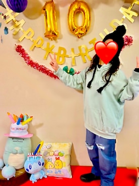 umeさん(キッズ・145cm)の冬コーディネート