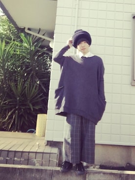 「monikoto（モニコト ）のアイテム」を使った、ごっちさん（メンズ・170cm）の冬コーディネート