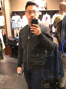 「PULL&BEAR（プルアンドベア）のアイテム（ノーカラージャケット）」を使った、superlvさん（メンズ・175cm）の春コーディネート
