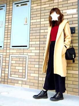 OTOMACHUさん（レディース・164cm）の冬コーディネート