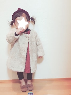 OTOMACHUさん（キッズ・80cm）の冬コーディネート