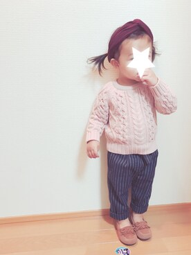 OTOMACHUさん（キッズ・80cm）の冬コーディネート